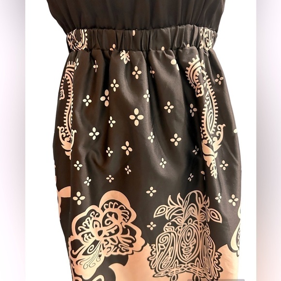 Francesca’s collection black and cream dress style#KBD-50106 size medium - Picture 3 of 8